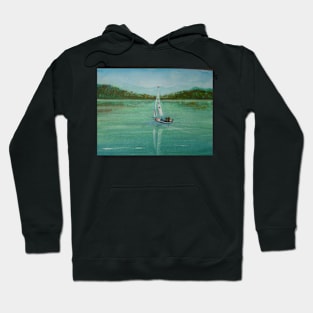 Yacht on the Bay Hoodie